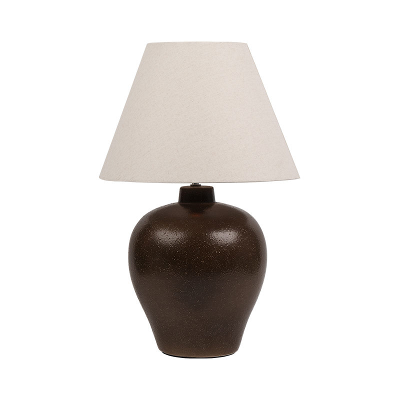 Lampe de chevet rétro en pot en céramique, nouveau Style chinois