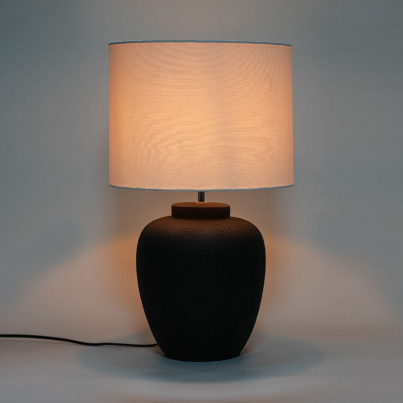 Lampe de chevet rétro en pot en céramique, nouveau Style chinois