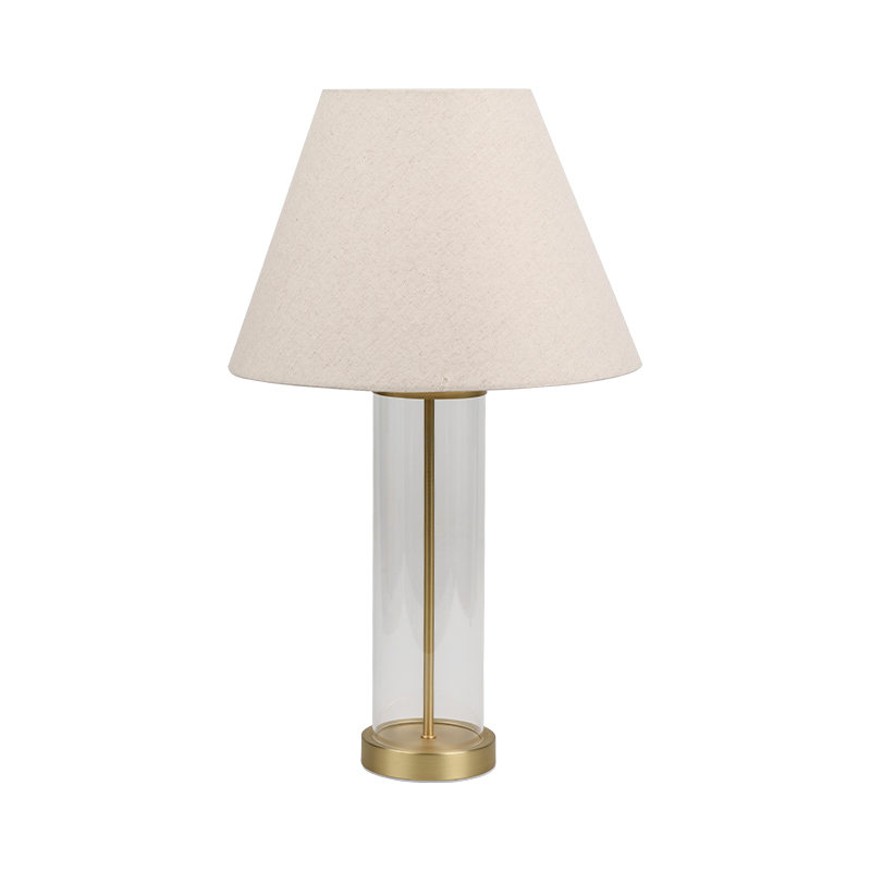 Lampe de table en verre de style américain