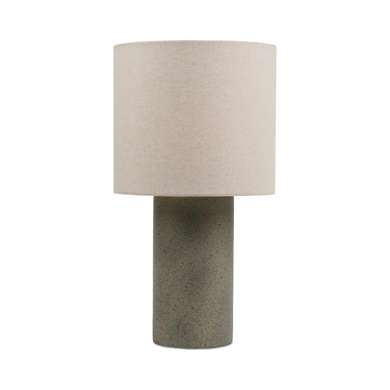 Lampe de chevet cylindrique en marbre