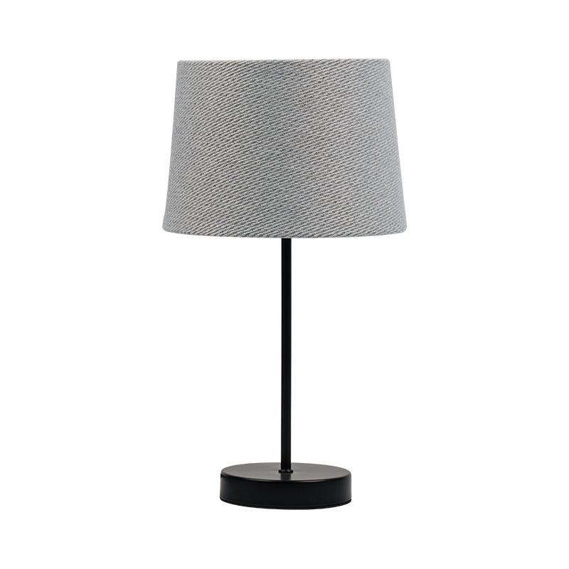 Lampe de table en tissu rétro